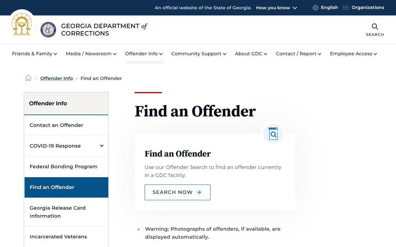 Washington County arrest records Georgia DOC offender search